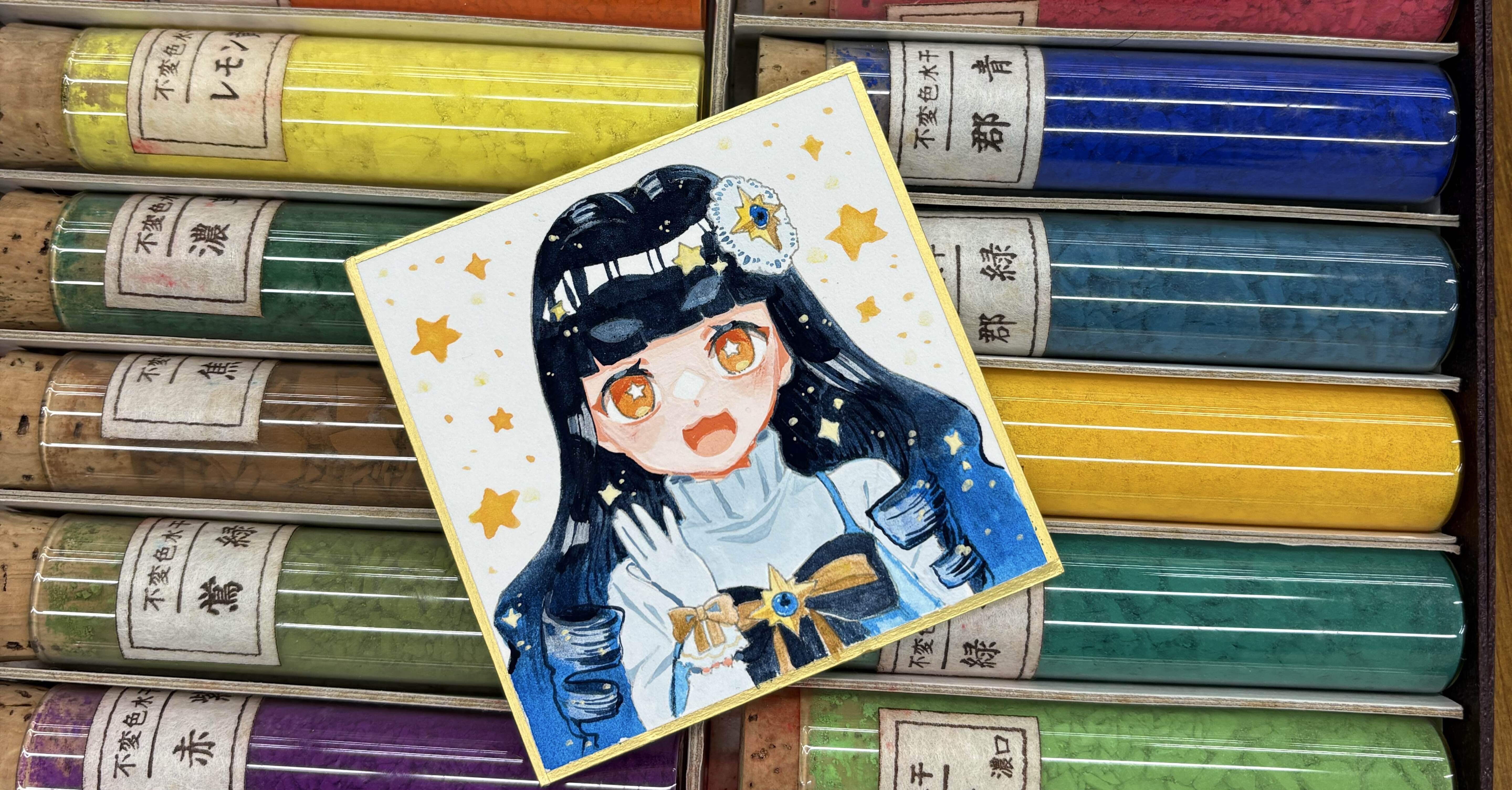 日本画にチャレンジした話｜→☆