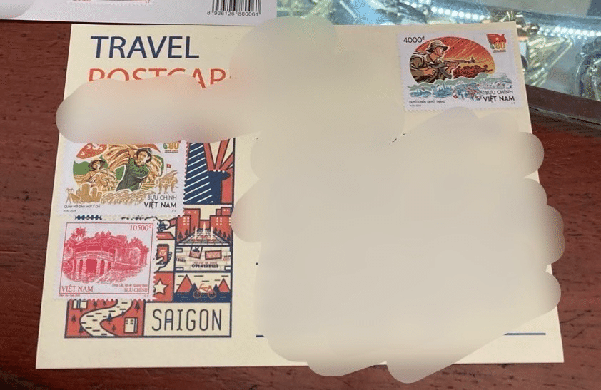 【新品・未使用】ベトナム直輸入_サイゴンC.郵便局切手 ホーチミン】 流行りに乗ってサイゴン中央郵便局から日本へポスト