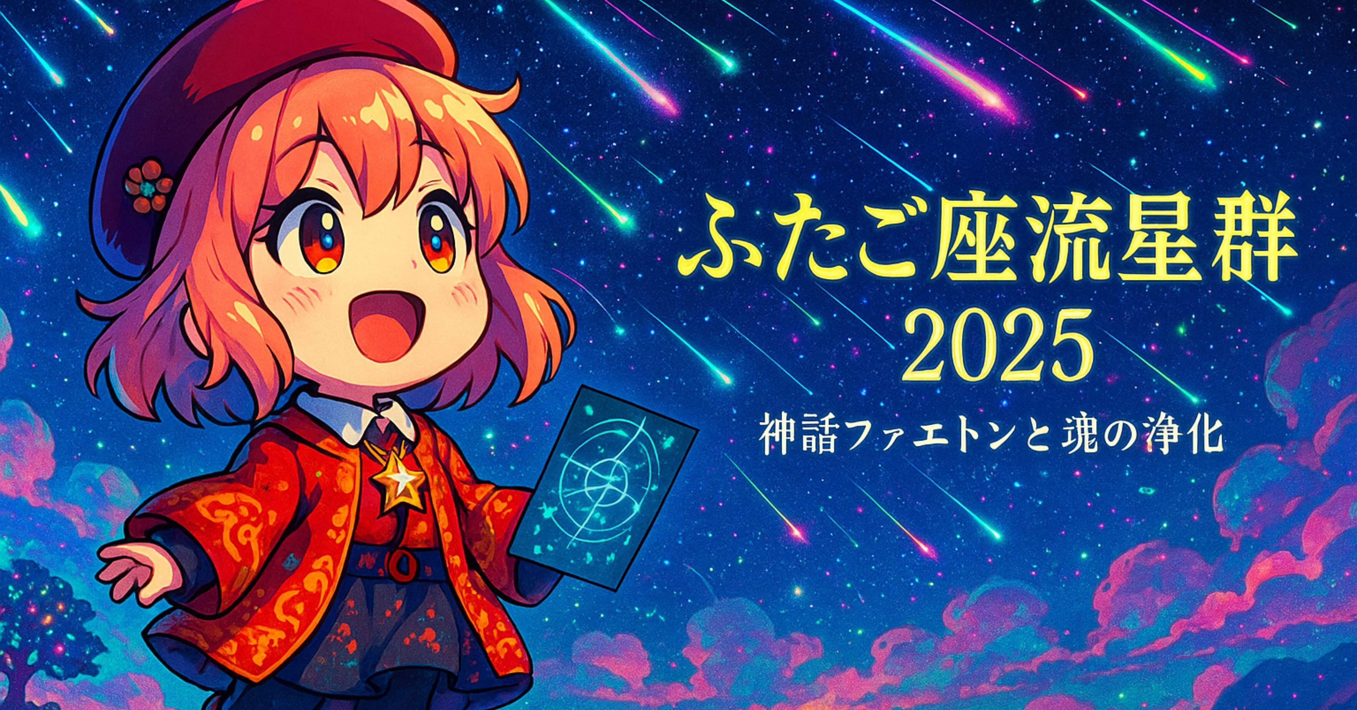占星術師の為の天文学】ふたご座流星群2025✨神話ファエトンと「魂の