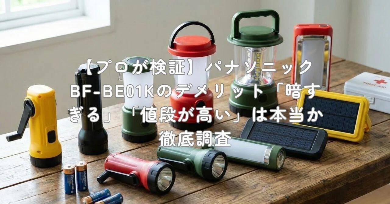 パナソニック LED 懐中電灯 常備灯 乾電池付き ホワイト BF-BE01K-W BF-BE01K-W 概要 - 乾電池エボルタ付き LED常備灯 | LEDライト（懐中
