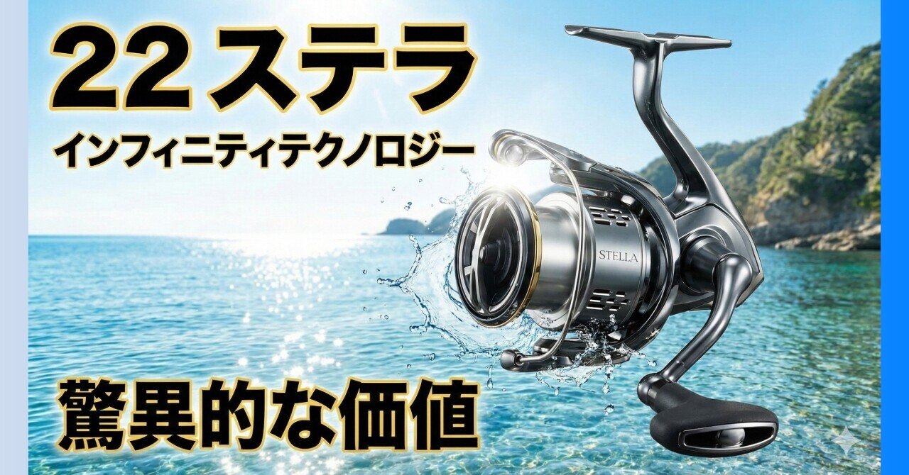 スピニングリール ステラ：釣り人の憧れ「22 ステラ」が実現した