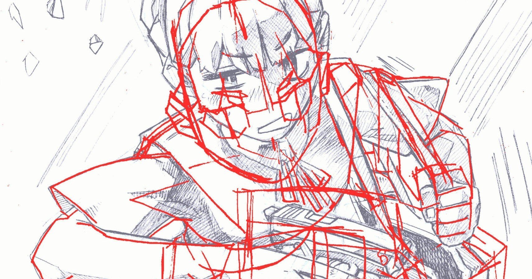 イラスト練習#8「自分で添削する。違和感をつぶす」｜『もう一度描こう