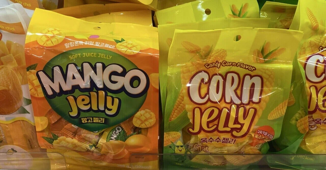 釜山土産】日本にないコーン味グミ？ロッテ百貨店で買った韓国スーパー 