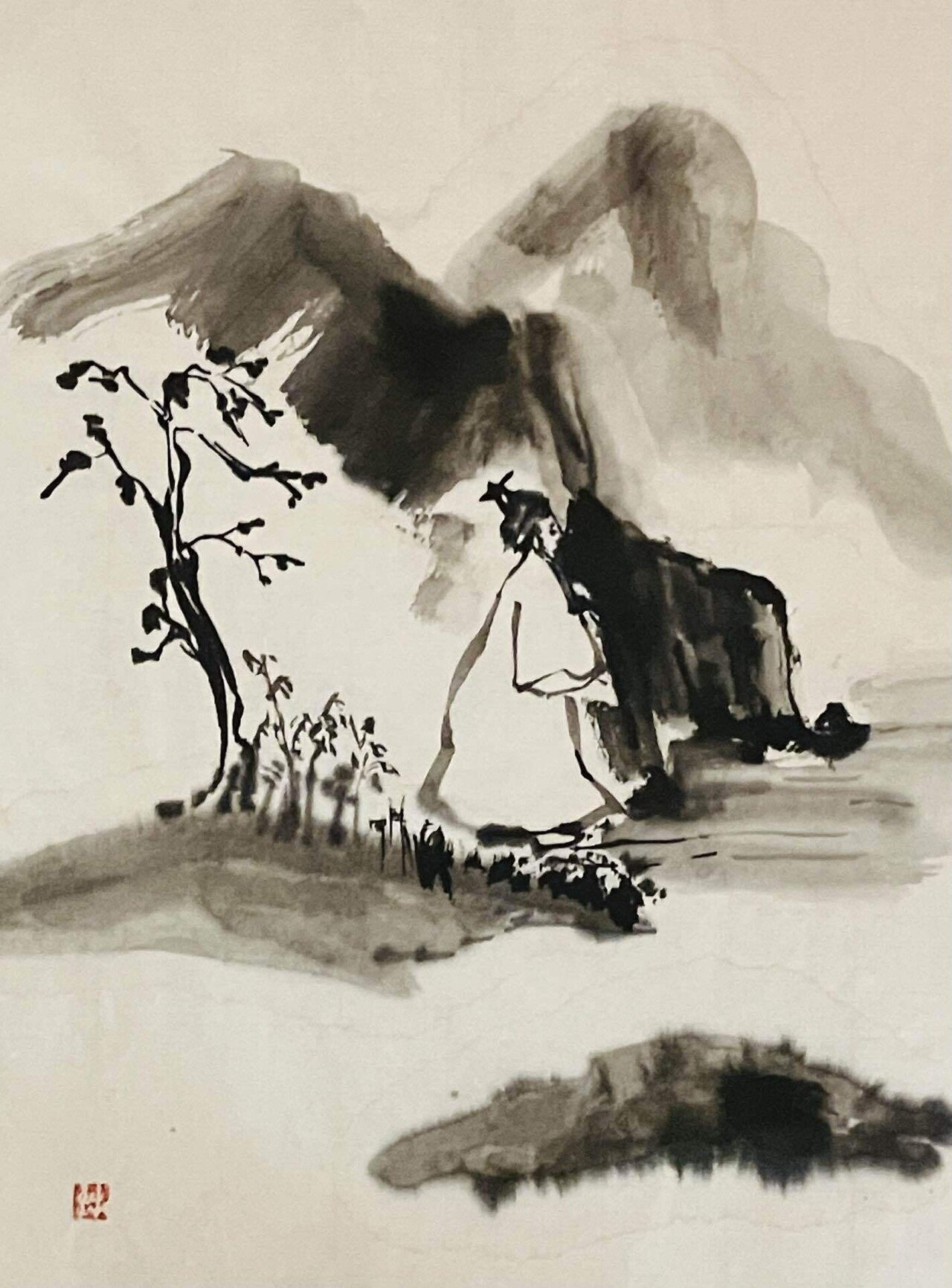 ボツにした絵とともに、水墨画を始めて6年間を振り返ってみた。｜西川明美