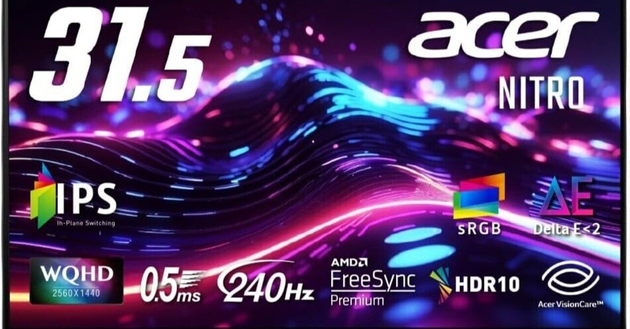 Acer 31.5型 ER320HQwmidxディスプレイIPS スピーカー内蔵 Acer