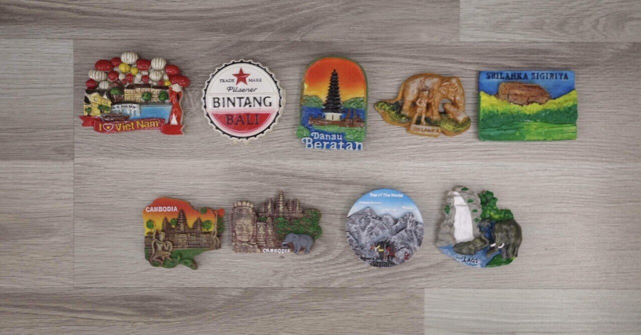 世界各国のマグネット 海外に行くたび、ゴツゴツしたマグネットを買ってしまう｜gonshi