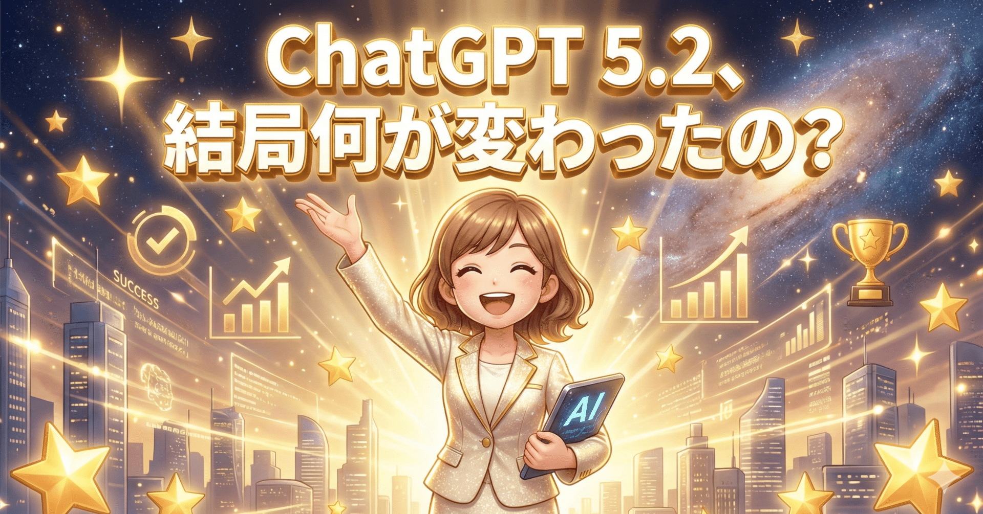 ChatGPT 5.2、結局何が変わったの？｜このみ｜生成AI × SNS講師