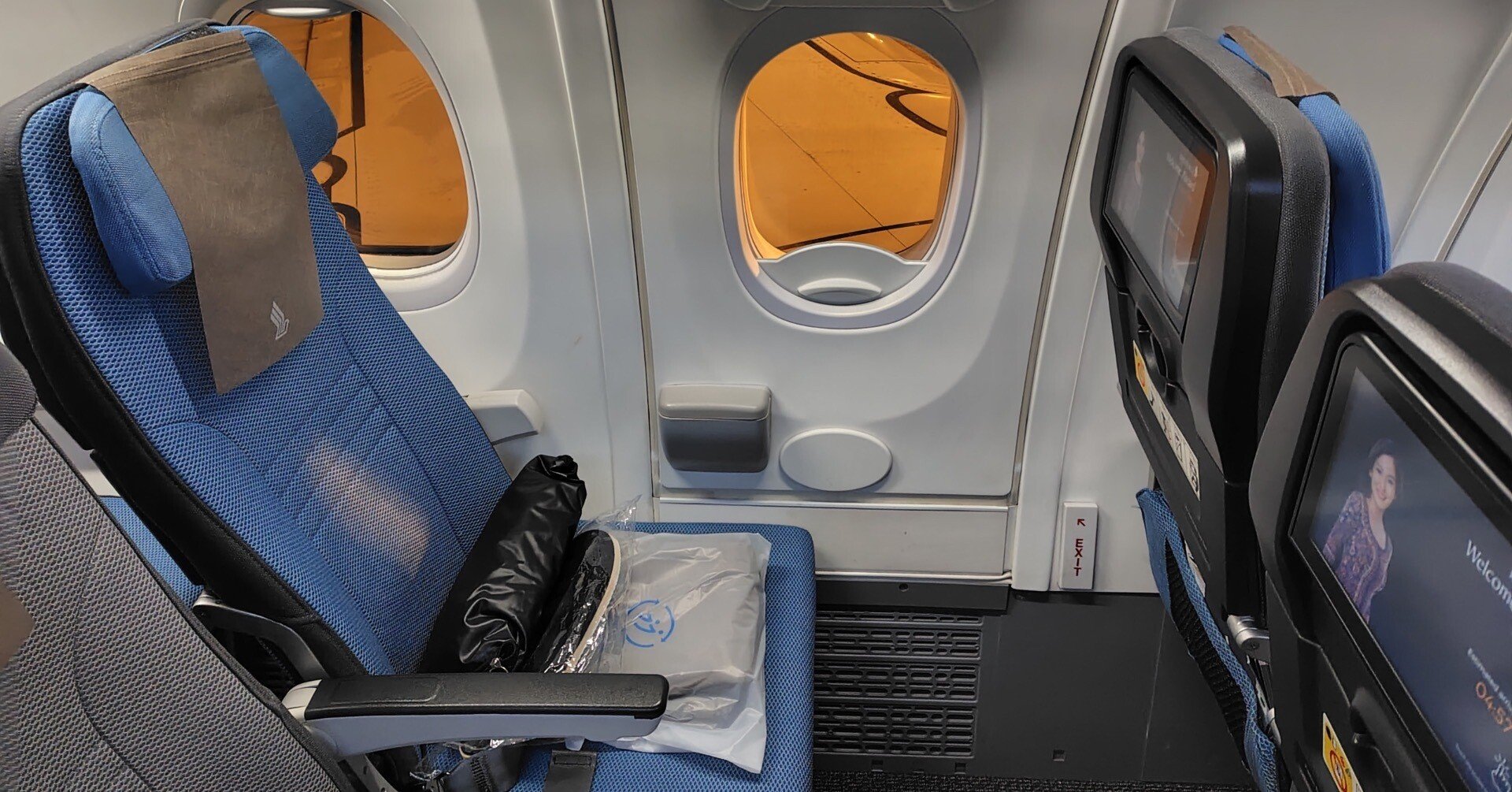搭乗記】シンガポール航空 B737-8 MAX｜追加料金の価値あり？非常口席