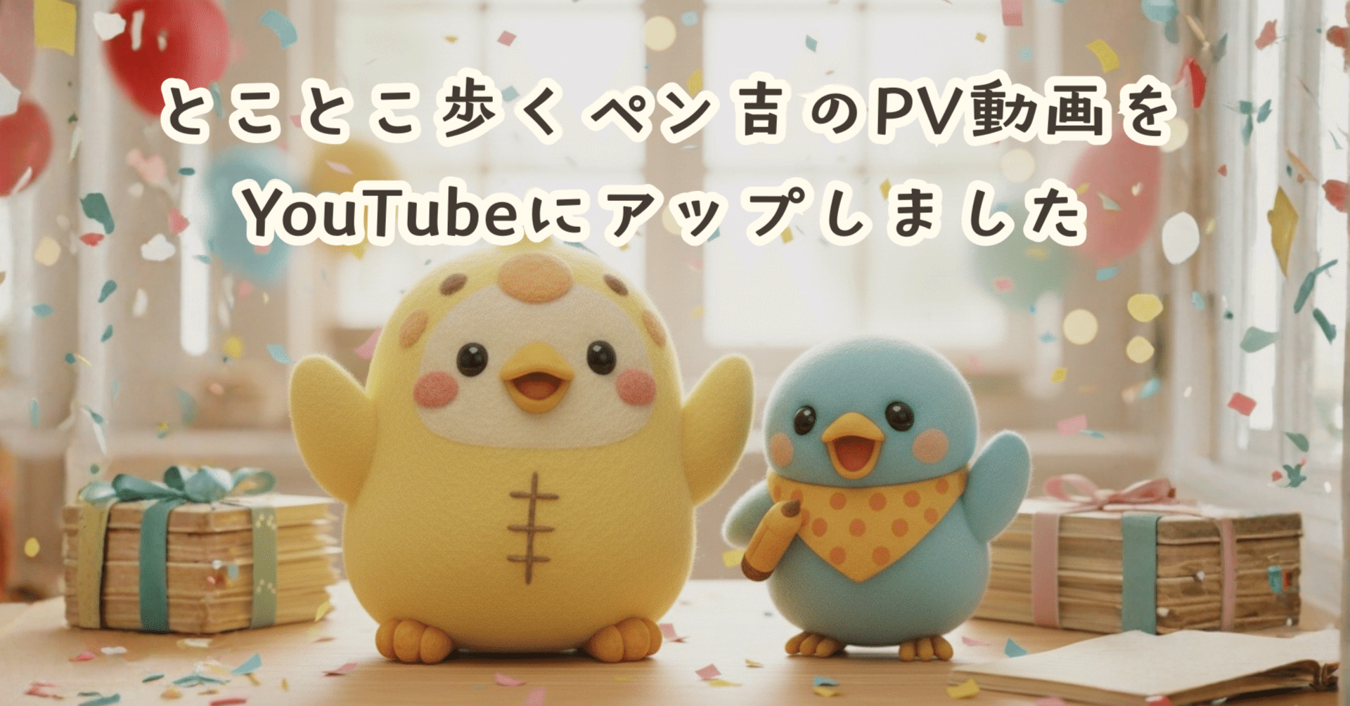 ペン吉さんへ とことこ歩くペン吉のPV動画をYouTubeにアップしました｜ペン吉