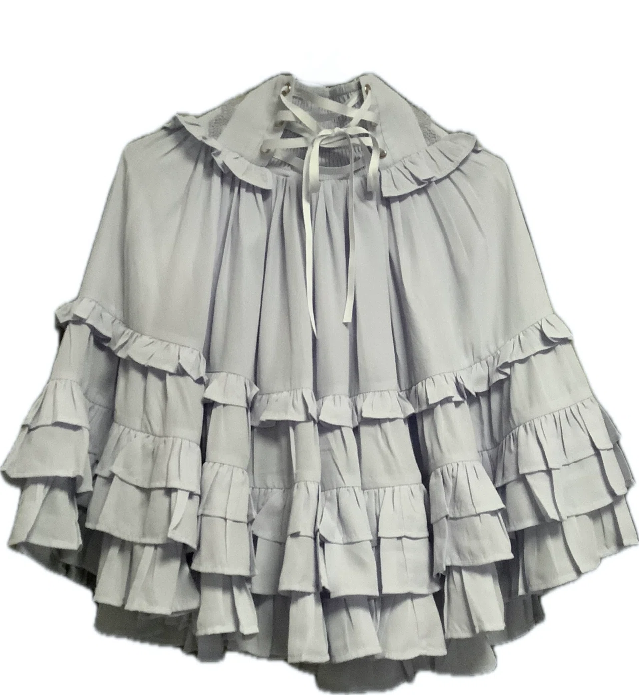 お迎え品】Chalmiere(シャルミエール)レースアップフリルスカート