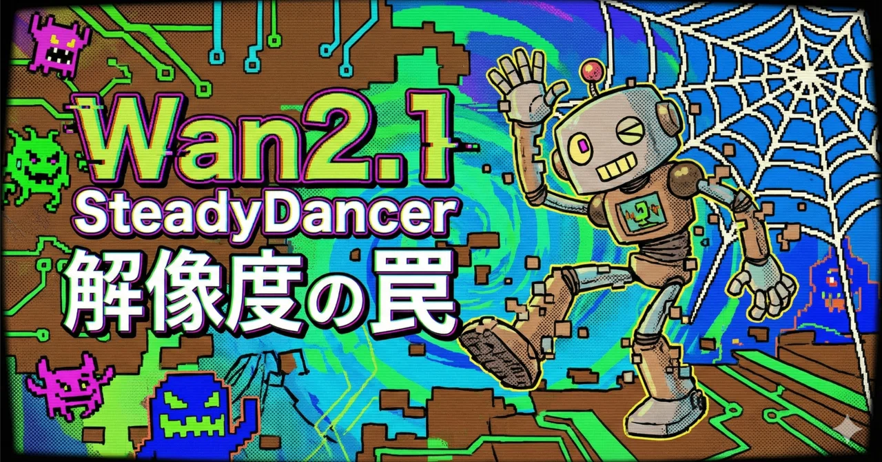 Wan2.1 SteadyDancer: The Resolution Trap｜東リ屋