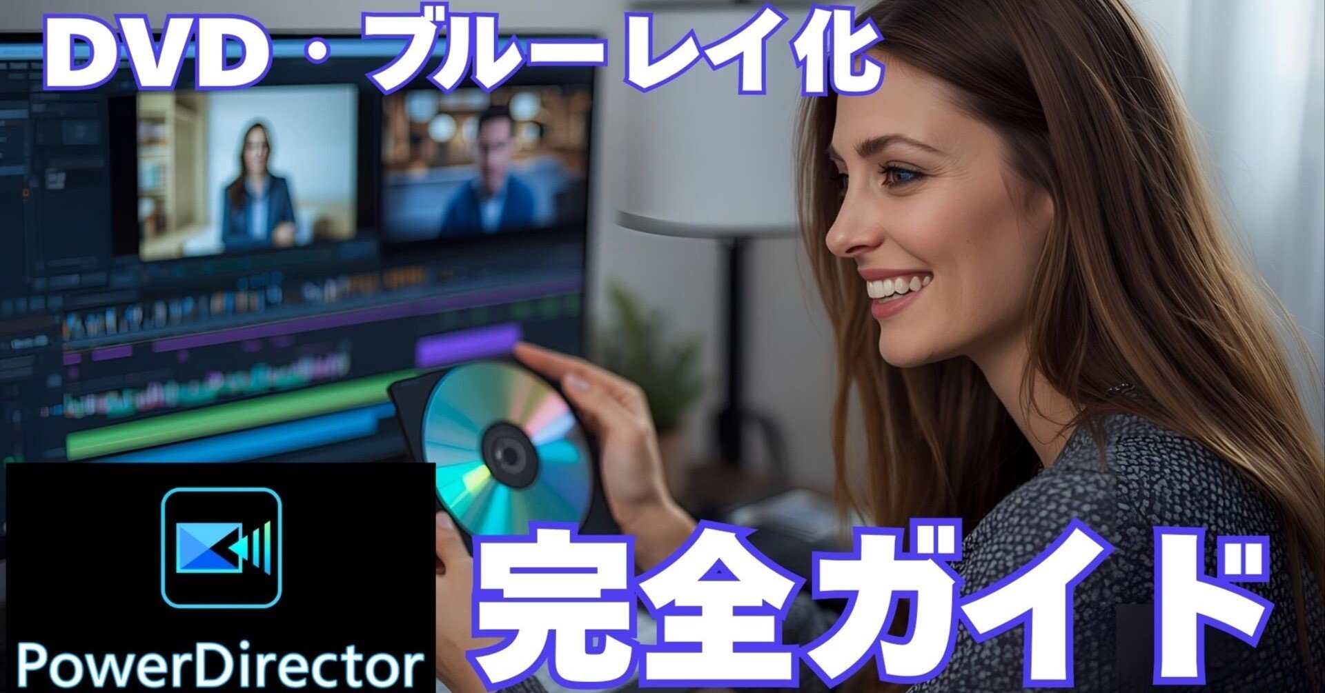 Blu-ray DVD CD再生、編集 詳細解説！】編集した動画をPowerDirector(パワーディレクター)でDVD