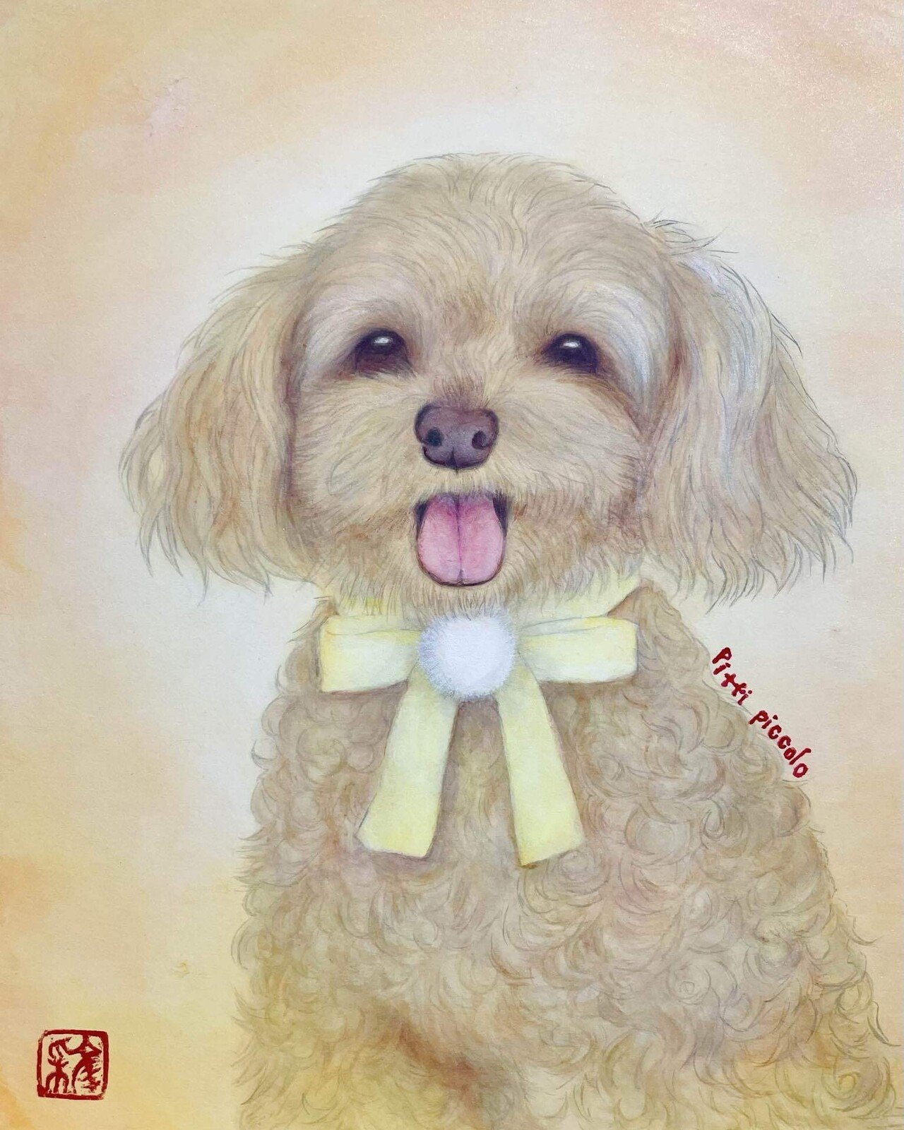 作品紹介vol. 6〈トイプードル〉ピッコロピッティちゃん｜彩ふわり日本