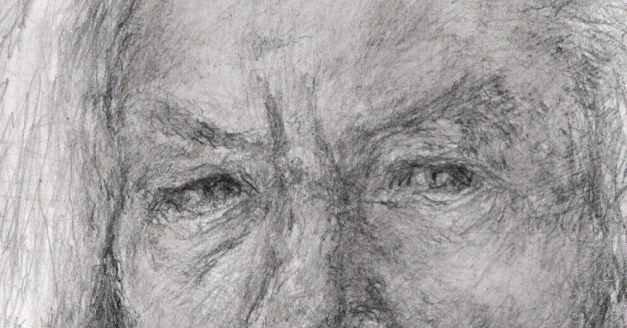 鉛筆画」灰色の賢者 かく語りき｜Atelier Non