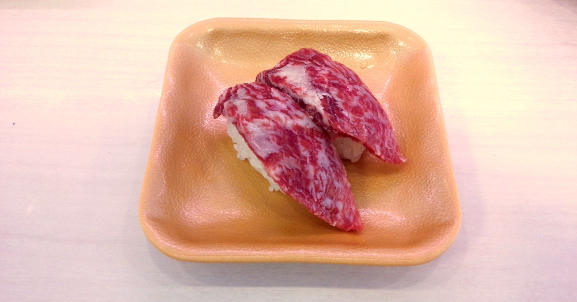 100円寿司番外 桜肉 にんにくなし 魚べい Yamato Note 100円寿司番外 桜肉 にんにくなし 魚べい Yamato Note