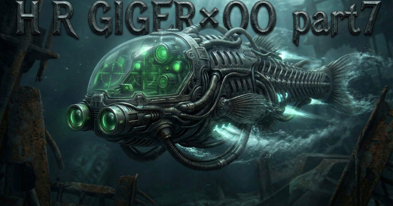 H.R.Giger風 バイオメカニカル図鑑」 - HRギーガー｜NAO｜note