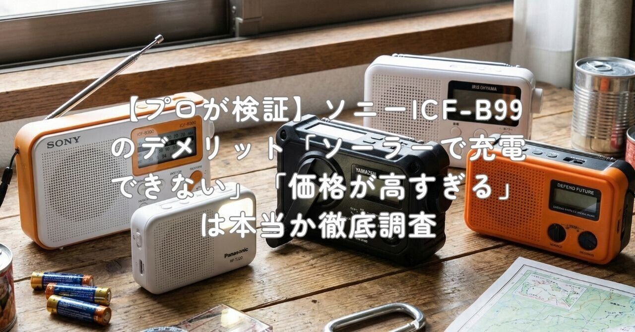 訳あり　ソニー ポータブルラジオ ICF-B99 ソニー ポータブルラジオ ICF-B99