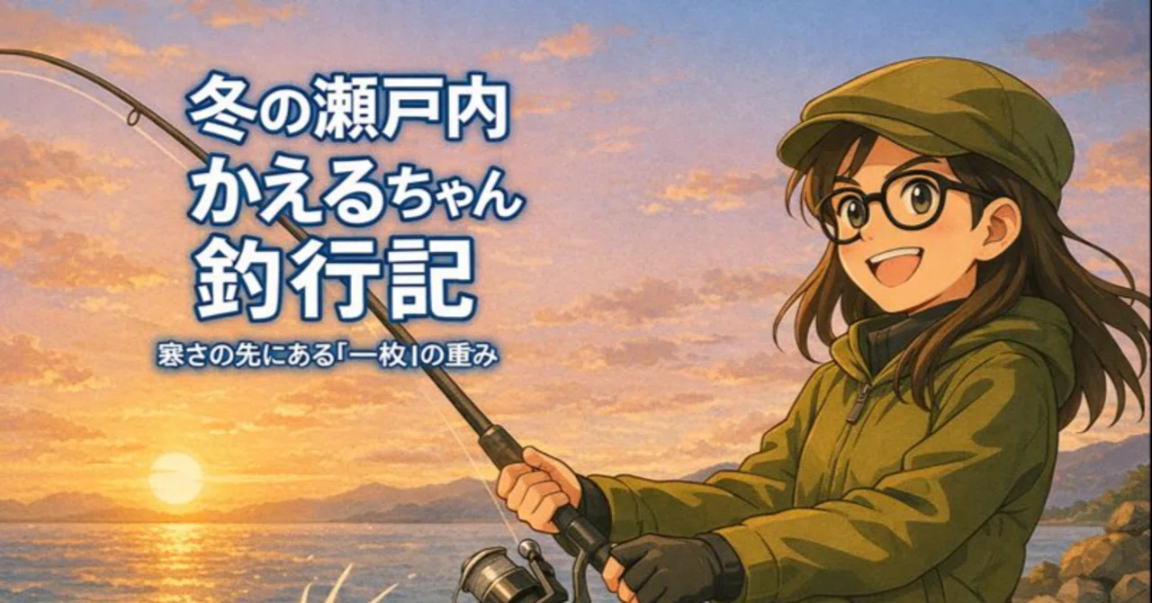 🎣 冬の瀬戸内、かえるちゃんの2本立て釣行記― 遠投カゴ釣りと