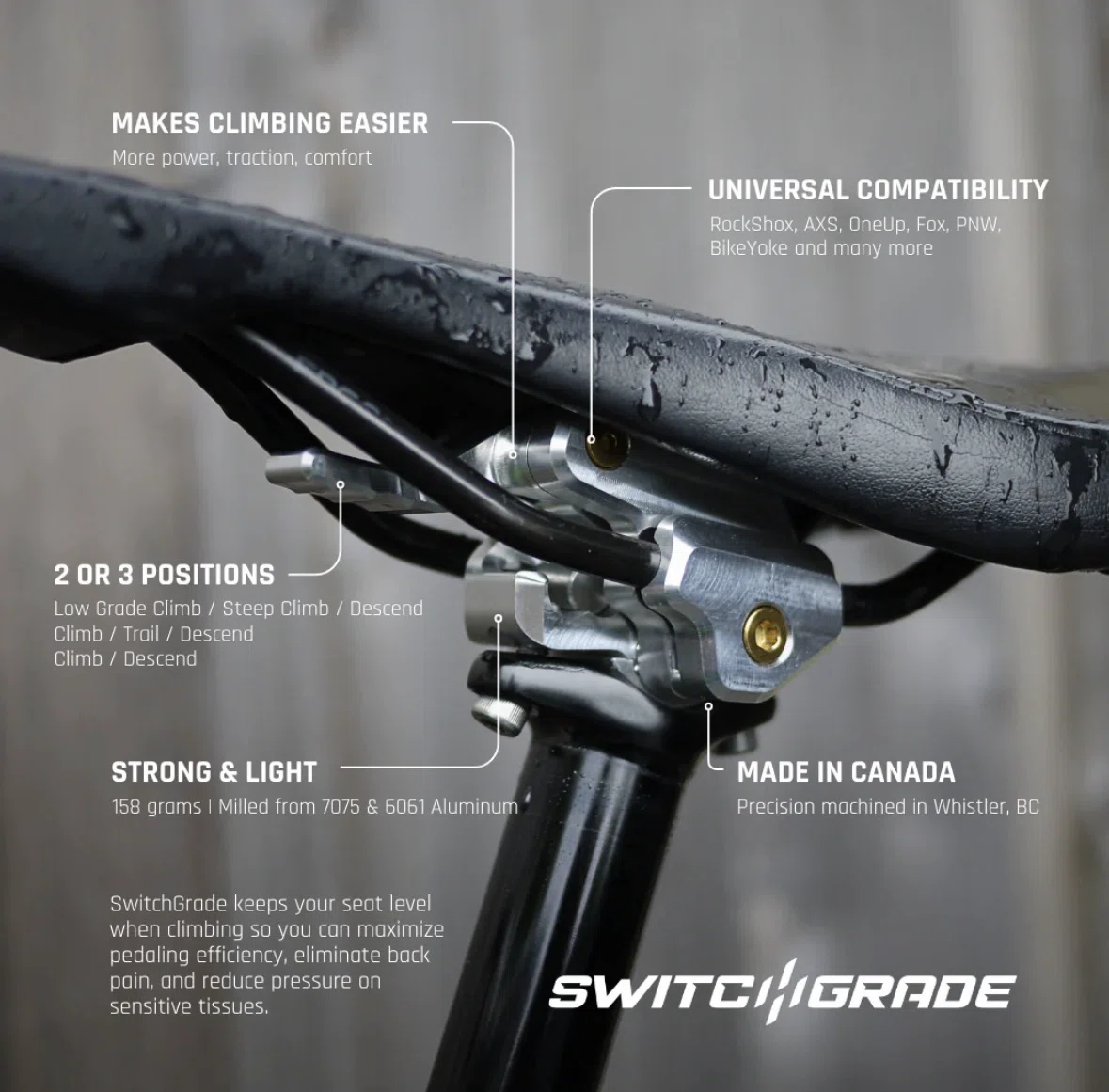 サドル角度変更マウント ブラック ヤグラ部分　MTB e-bikeなど マウンテンバイクはさらに進化する？｜EVOLVE