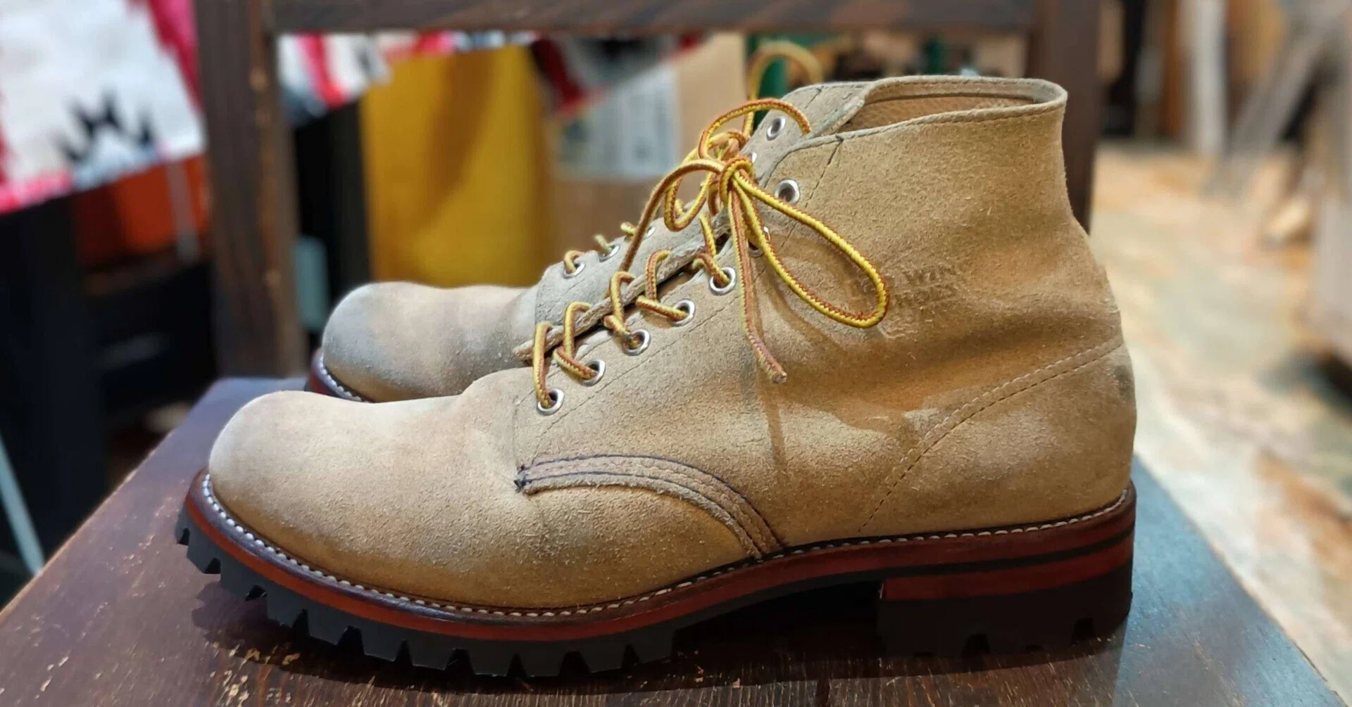 【カスタム】REDWING　8167 US8　ソール　2021カスタム Resole/ソールカスタム】Red Wing#8167+vibram#100｜CREA Repair