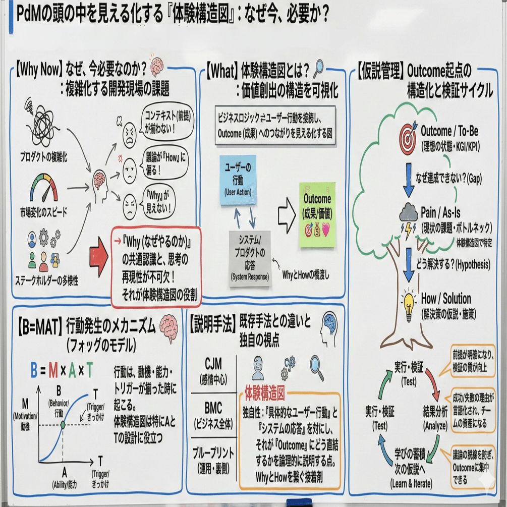 pmconf2025】PdMの頭の中を見える化する体験構造図の作り方｜亀田 重幸