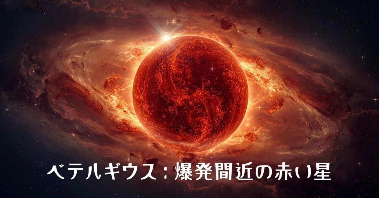 「ベテルギウス」って実は“消えかけの星”？曲で話題のあの星を、今夜見上げてみませんか｜宇宙初心者ラボ