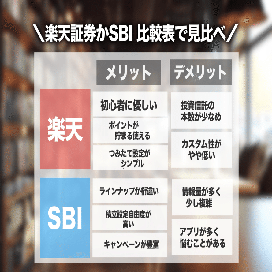 新NISA完全版】結局SBI証券と楽天証券どっちがいいの⁉️｜もぐ｜毎日3分資産形成💰