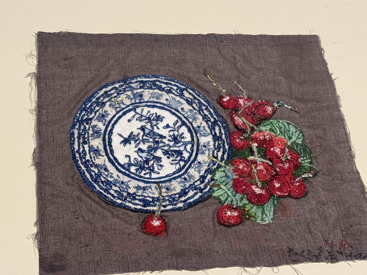 刺繍絵 刺繍ー針がすくいだす世界｜noranui