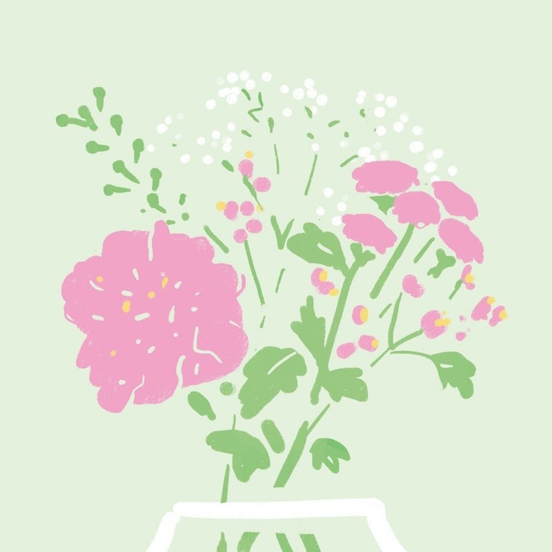 お花をかざる ナスコントラスト Note