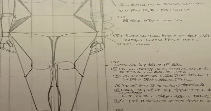 人体の描き方 デザイン風8頭身 個人的なメモ 秋香 Note
