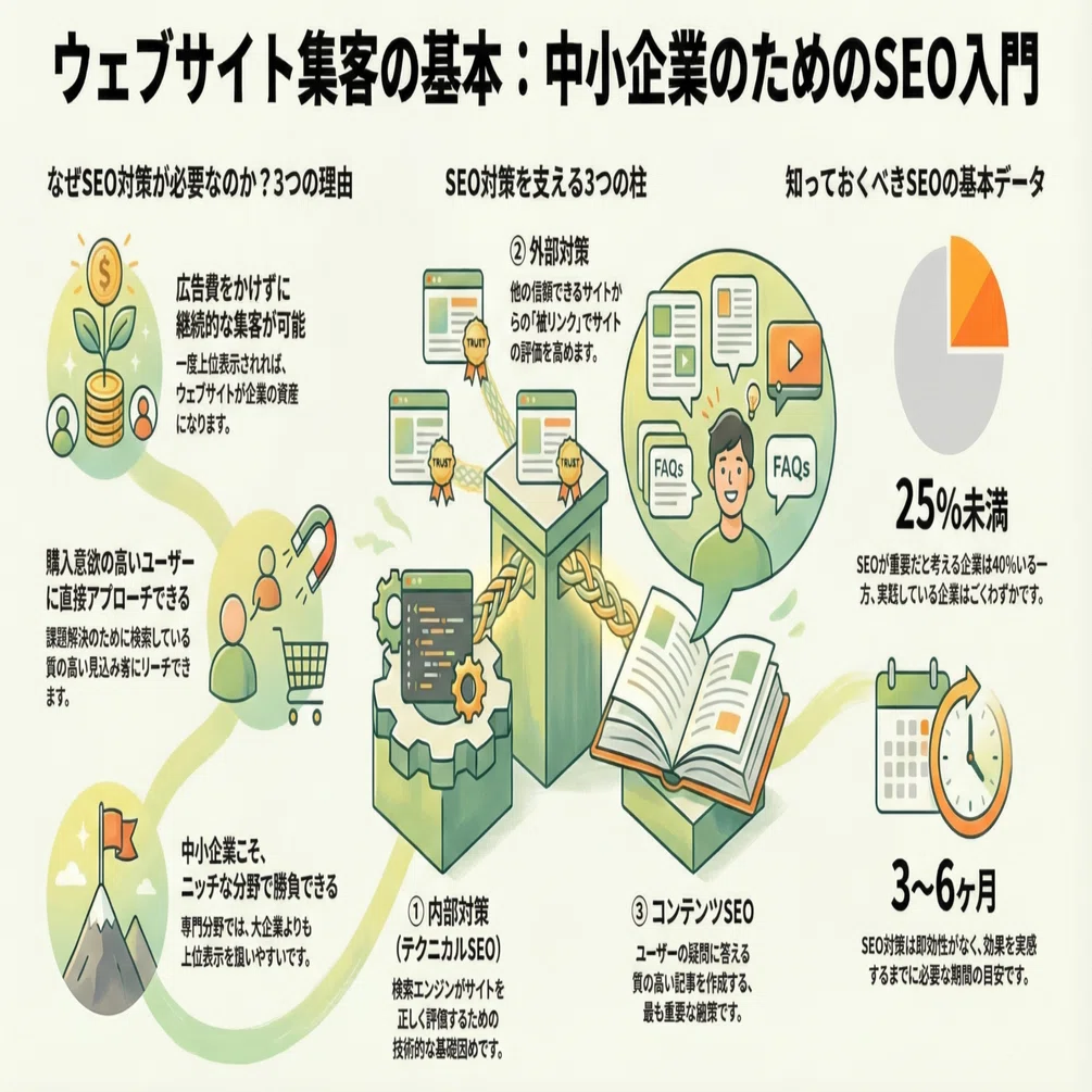 ホームページのSEO対策を始める前に知っておくべきこと｜未来共創