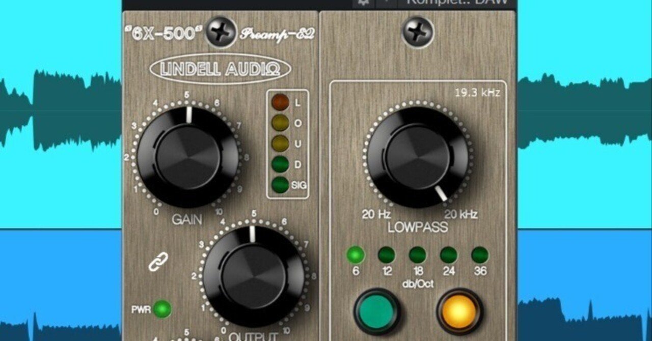 プラグイン攻略 Plugin Alliance Lindell 6X-500｜Lateral Lab.