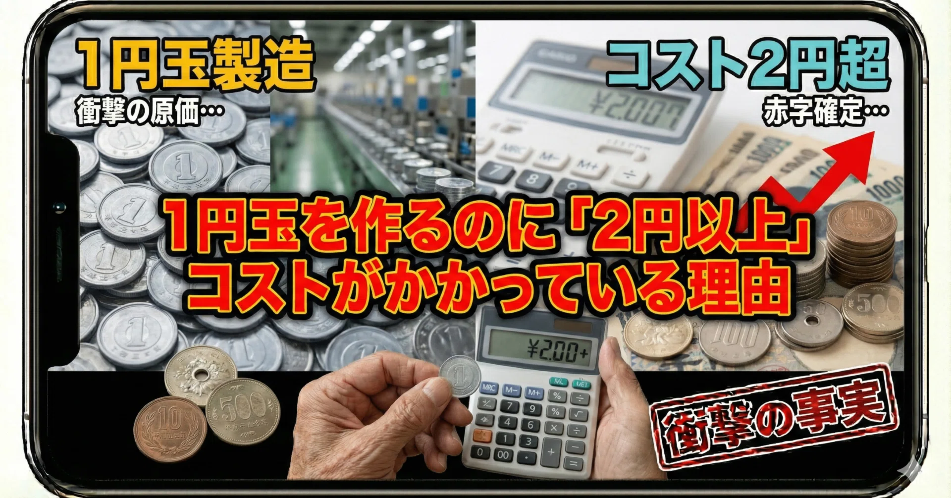1円玉を作るのに「2円以上」コストがかかっている理由|ニック 1円玉を作るのに「2円以上」コストがかかっている理由|ニック