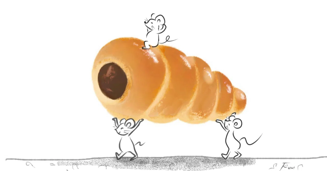 チョココロネの正しい食べかた｜夕月かほ