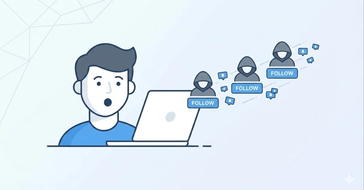 Ref Method B A story about receiving 'suspicious consecutive follows' on note | The ...