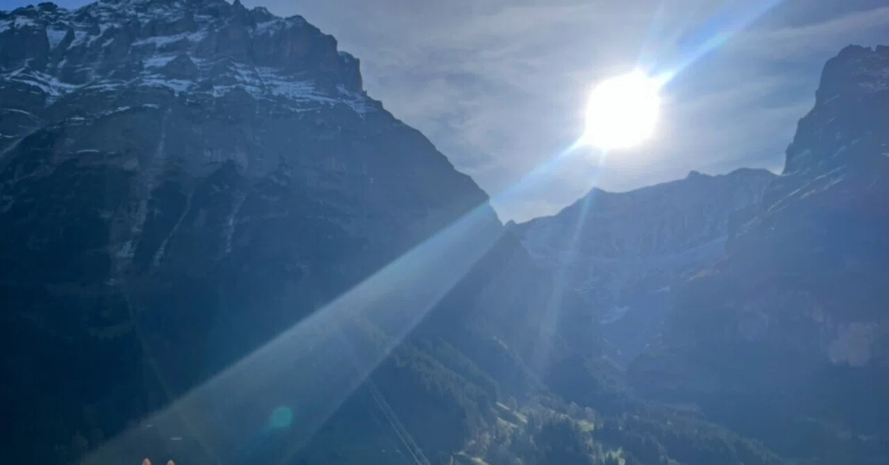 スイス生活38日目：グリンデルワルド（Grindelwald)の山の大きさに慄