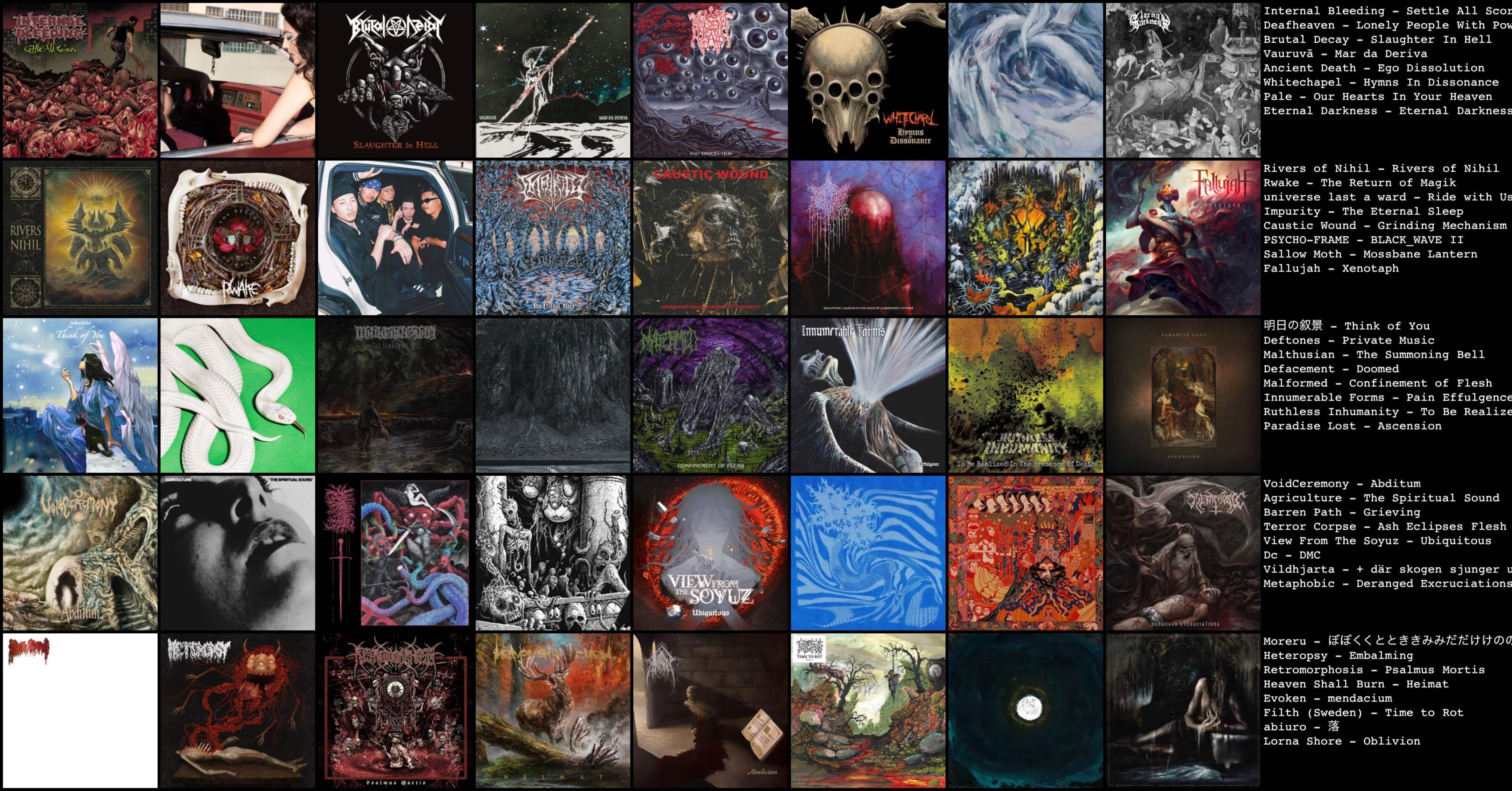 2025年間ベスト。メタル。｜kazumo