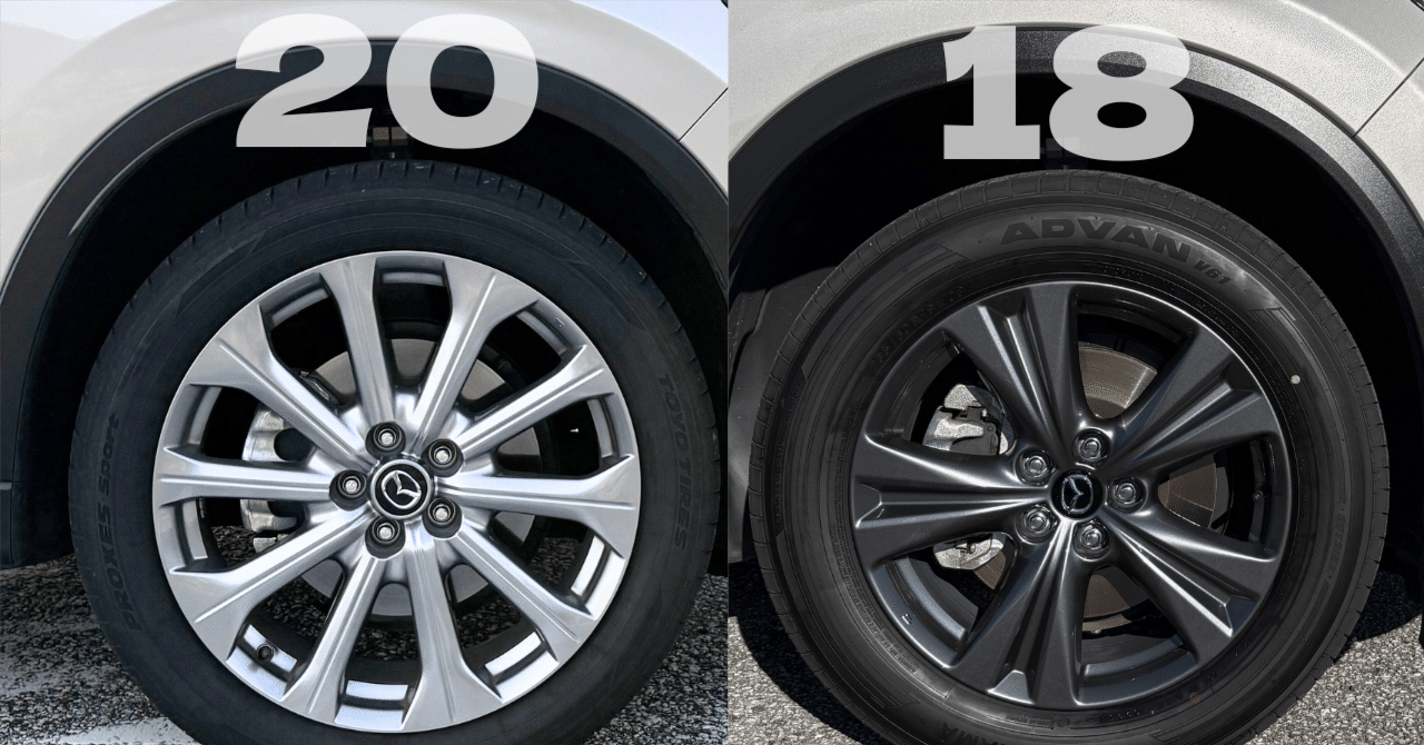 走りが激変 | FRのCX-60をインチダウンして走りの良さを取り戻す