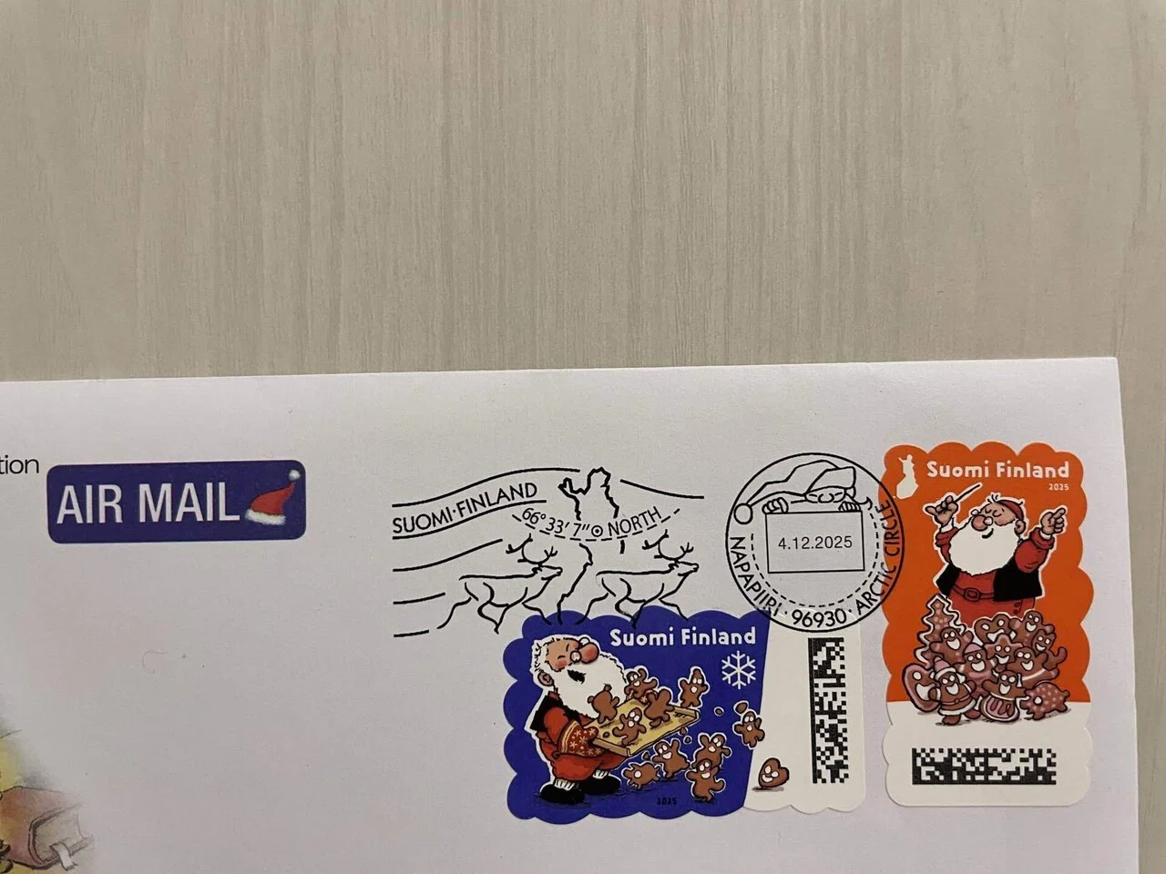 サンタさんからのお手紙が届きました🎅｜はれな