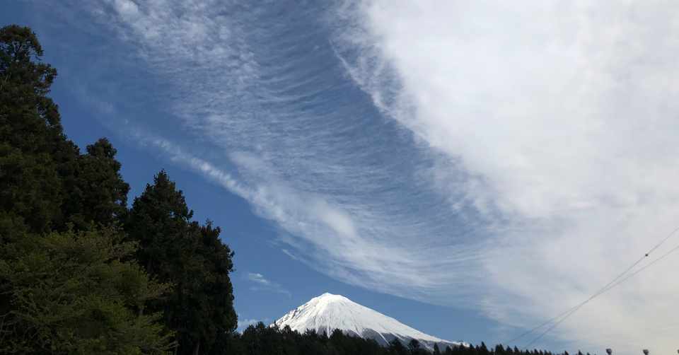 富士山の麓で の絵の具現化 菅井 直美 Note