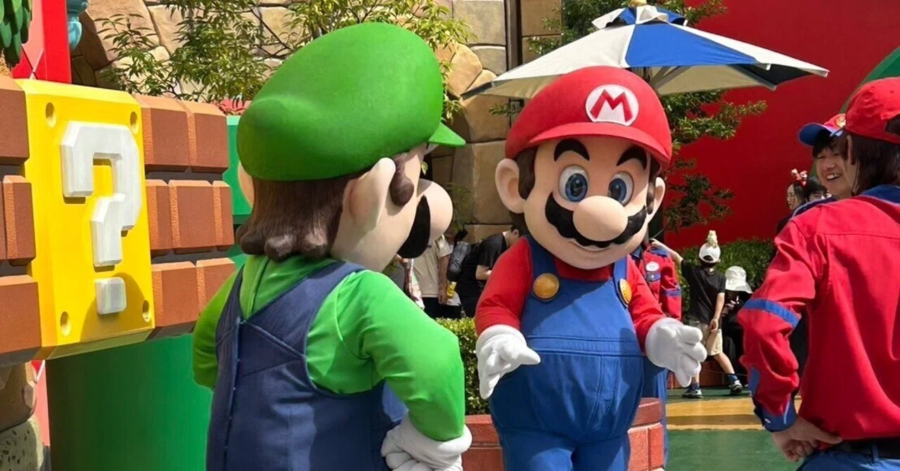 USJ ニンテンドーワールド 公式 マリオ ルイージ ファンキャップ 