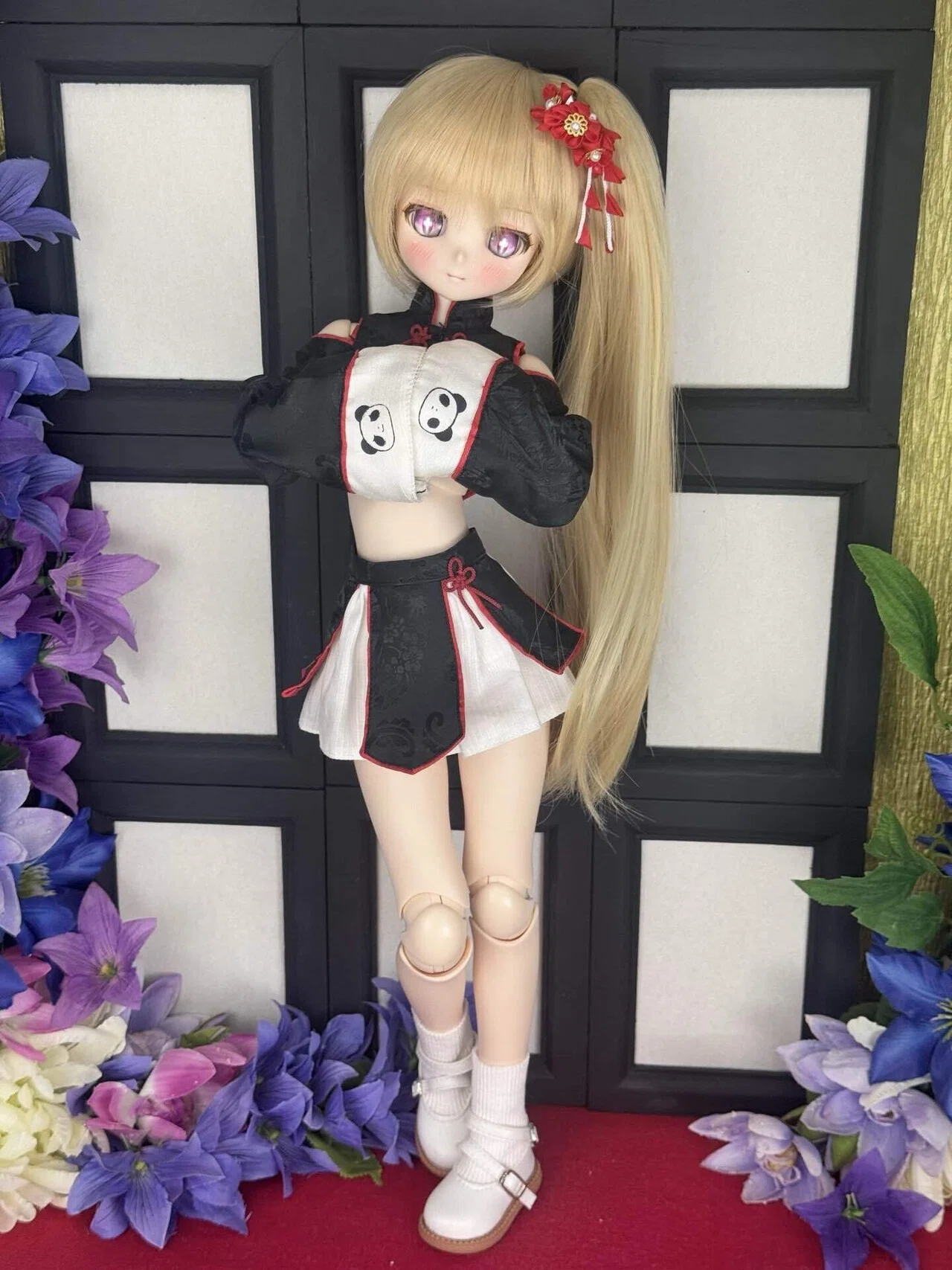 チャイナ服のポーズ研究（どこまで動くのかとか…）と新しい撮影