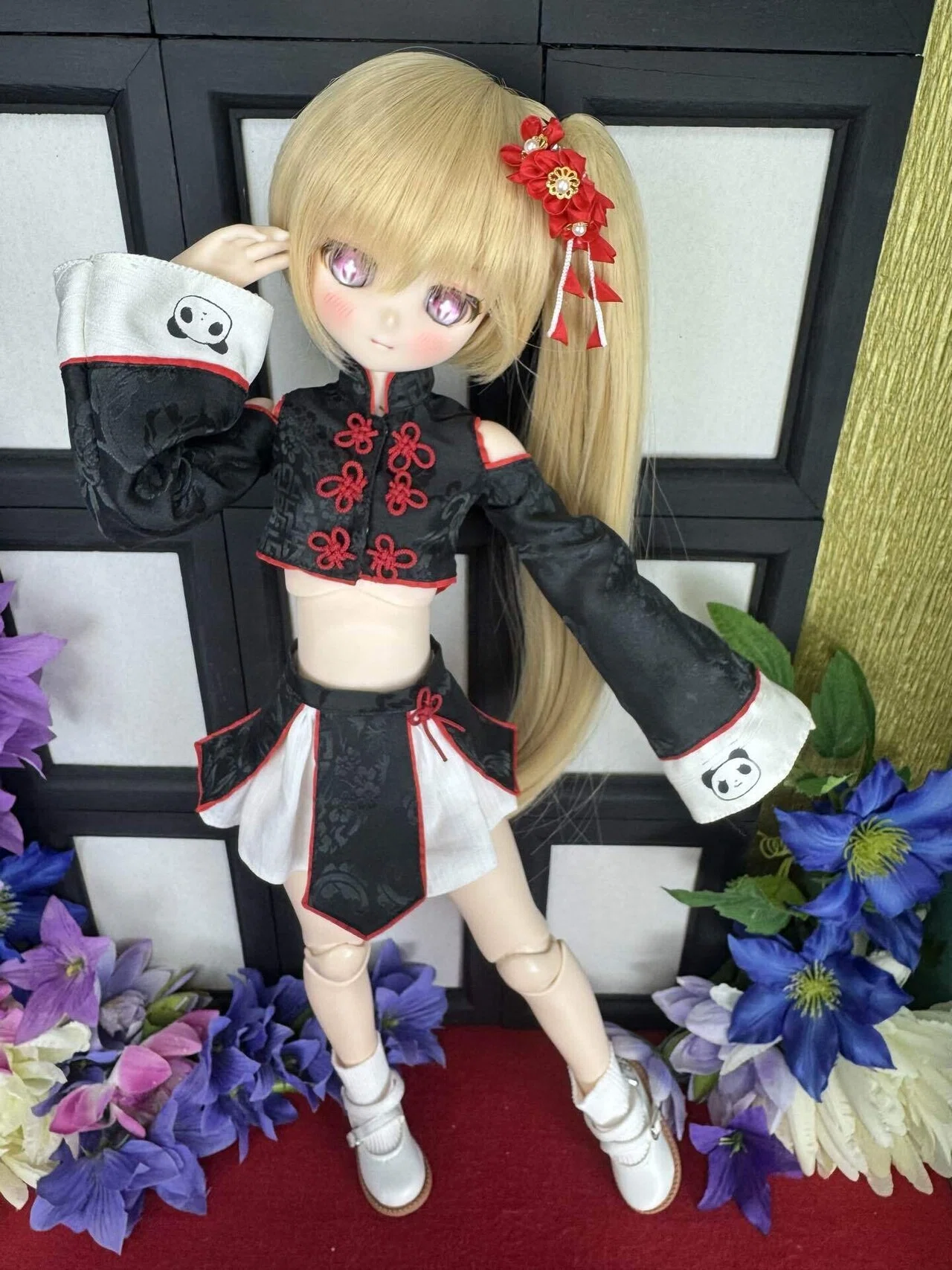 チャイナ服のポーズ研究（どこまで動くのかとか…）と新しい撮影