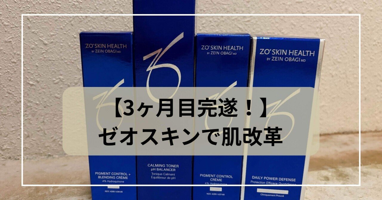 3ヶ月目】ゼオスキンで肌革命｜ぽめら