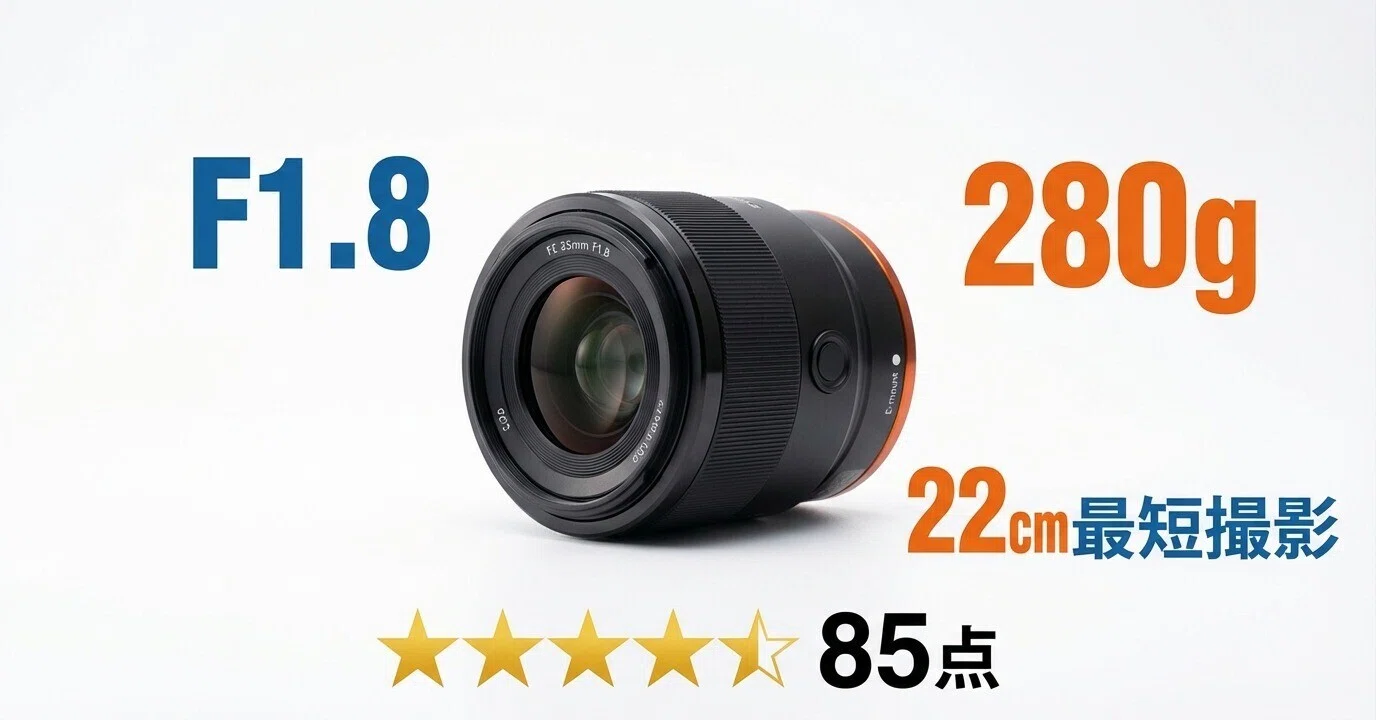 Sony FE 35mm F1.8 × α7III | 弱点も本音で語る実写レビュー｜No.M'z