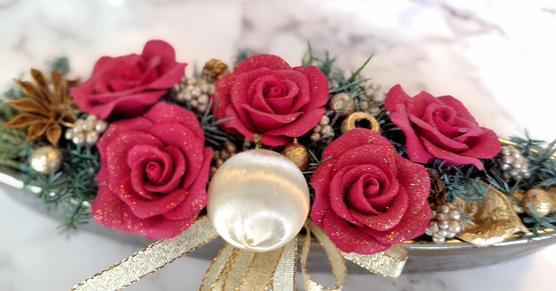 12月もあと半分！赤バラのクリスマス｜ATSUKO