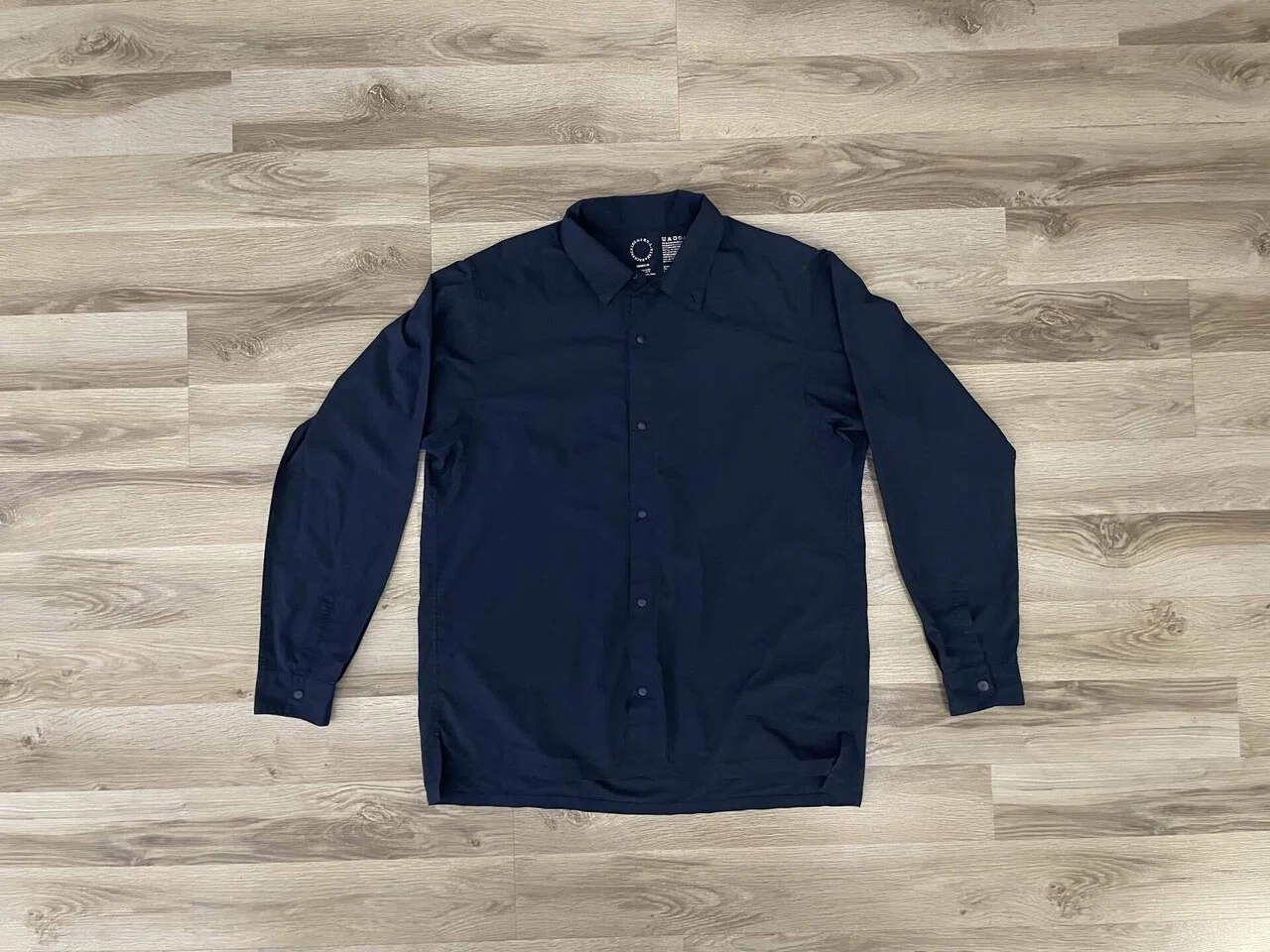 山と道　ULシャツ　ネイビー　XL 愛用品 #10｜着替えを減らす一枚。山と道 UL Shirt｜gonshi