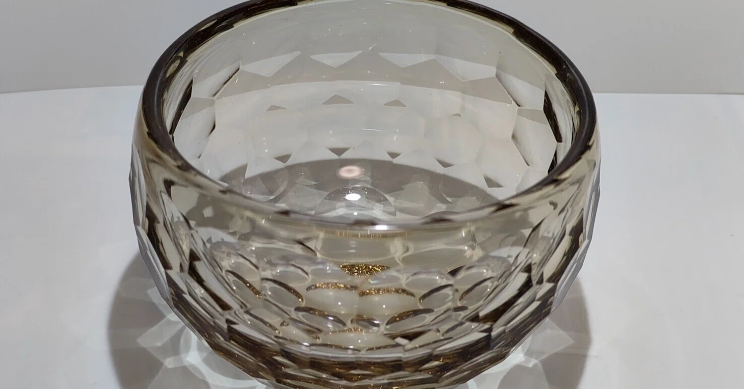 博物館展示品 来歴有 6301 漢時代 瑠璃杯 台座付 高さ約14.8cm (検 