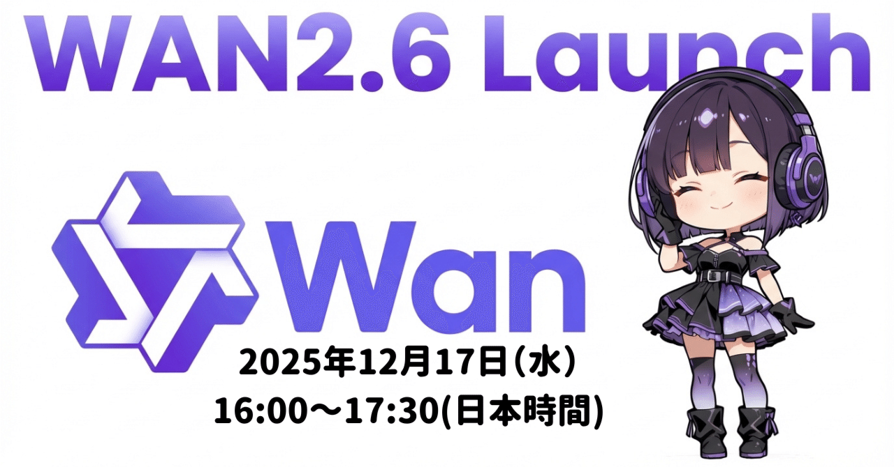 Cover Image for Alibaba Cloud "Wan 2.6" Announced: Evolved Audio Generation and Visual Beauty - $1,000 Video Contest!
