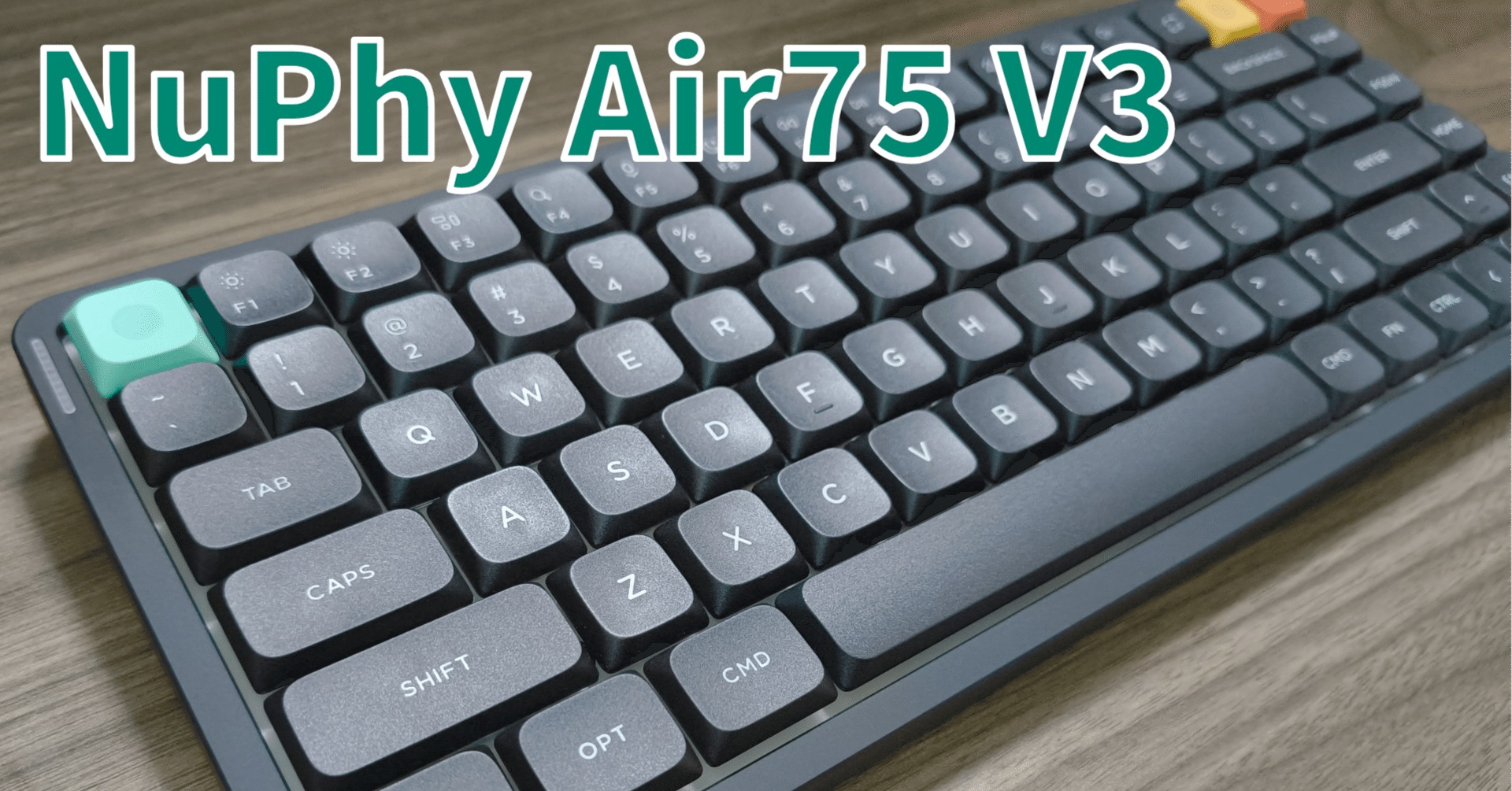 NuPhy AIR75 v3 US配列 静音軸 NuPhy Air75 V3
